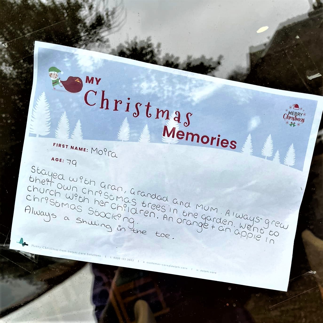 Balhousie resident Christmas memories written out