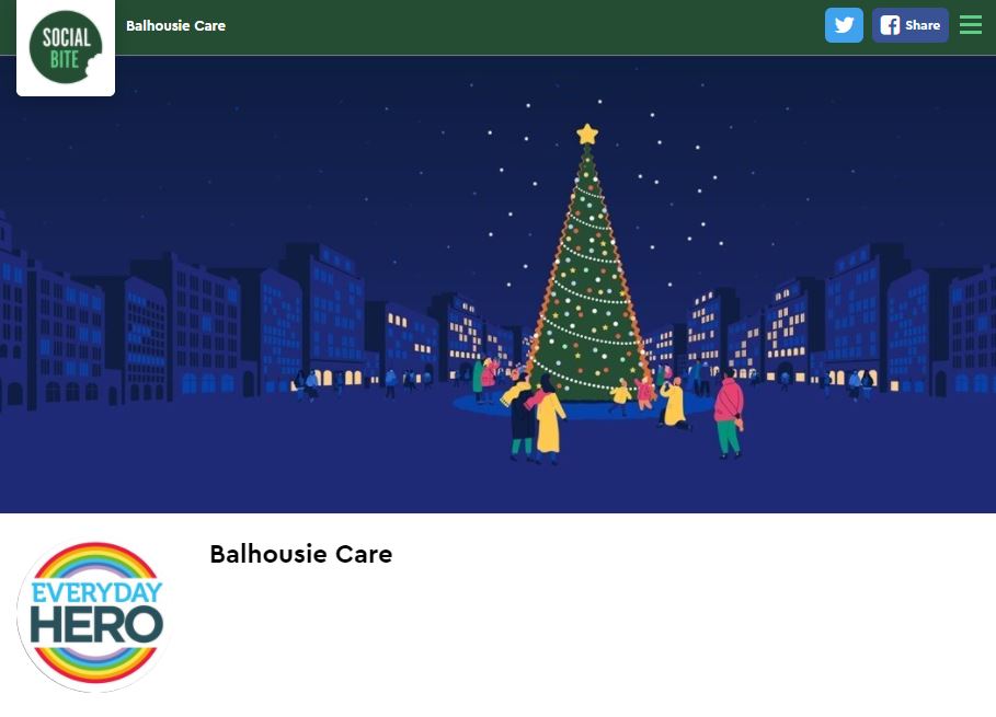Social Bite - Balhousie Fundraising Page