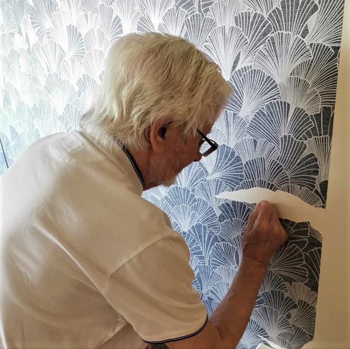 Clement Park - resident peeling wallpaper