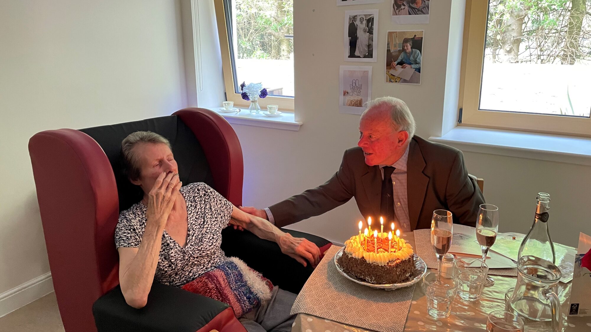 residents celebrating their anniversary