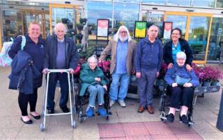 REsidents on bus trip to dobbies