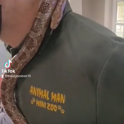 The Glens - Animal man visit with snake
