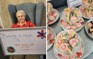 Mother's Day celebrations at Balhousie Care Group.