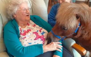 Balhousie Dalnaglar welcomed Therapy Ponies Scotland.