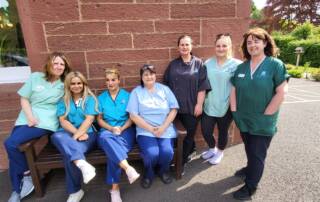 Staff at Balhousie Lisden are going the extra mile by doing a sponsored walk