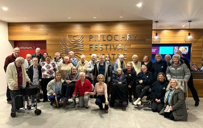 Balhousie Residents visit Pitlochry Festival Theatre to see Sunshine on Leith.