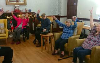 Ruthven Towers chair exercises