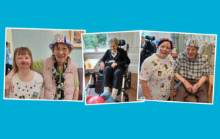 Residents participating in Coronation themed Go For Gold competition